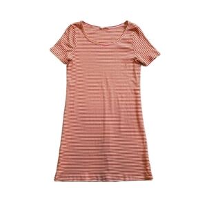 MADEWELL Stripe Shirt Dress Extra Small